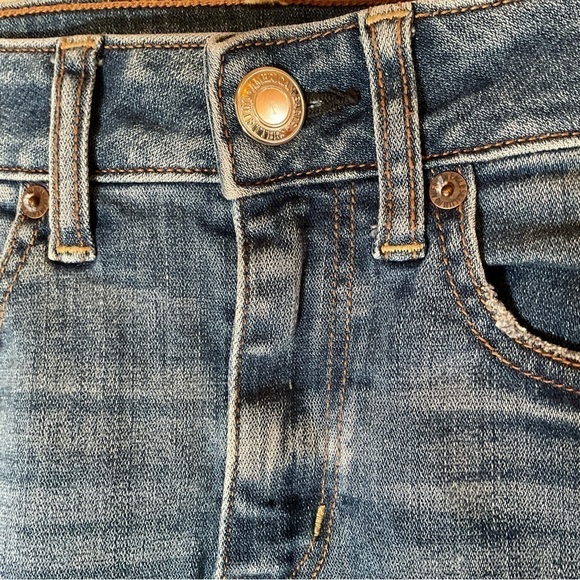 American Eagle Denim Mini Jean Skirt Size 2 - Picture 6 of 7